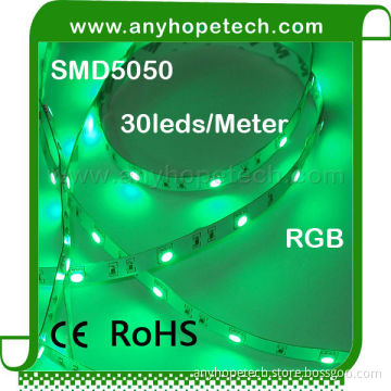 Housing decoration colorful dc24v 5050 rgb 150 leds tape